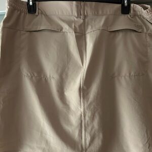 Tilley Beige Skort XXL – Lightweight Travel/Hiking Skort